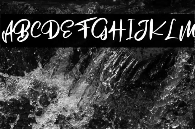 MosemFREE Font examples