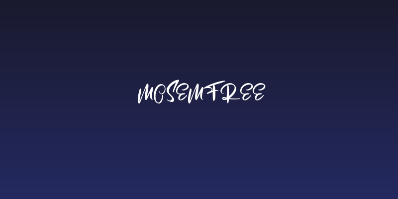 MosemFREE Social Header