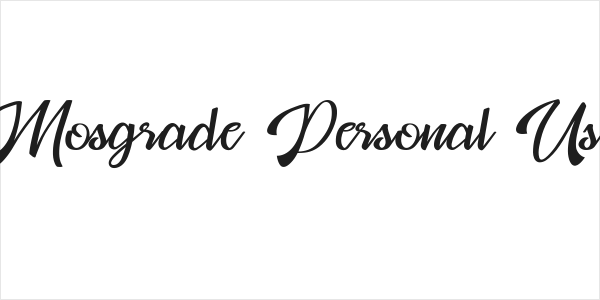 Mosgrade Personal Use Logo