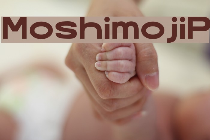 MoshimojiP Font examples