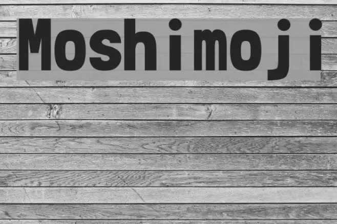 Moshimoji Example 1