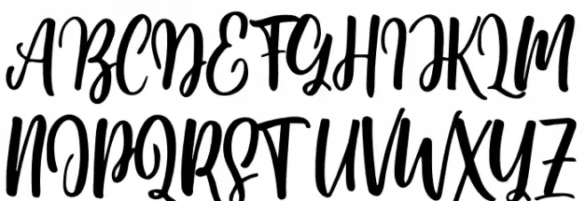 Moshinta Font Litere mari