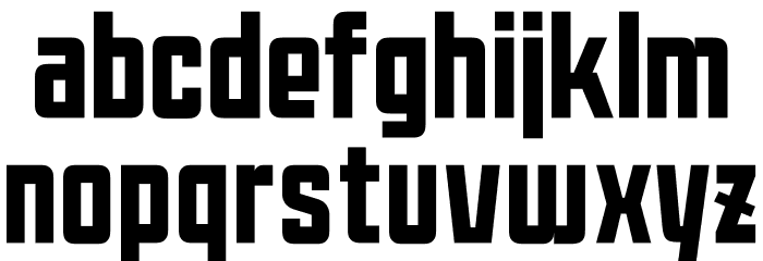 Moshka Font LOWERCASE