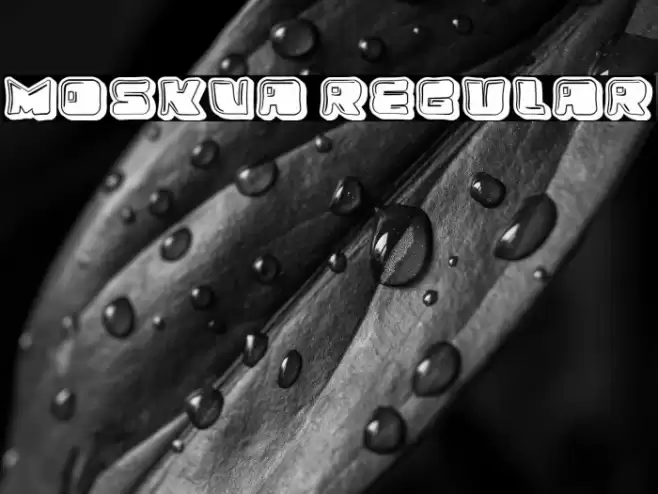 Moskva Regular Font examples