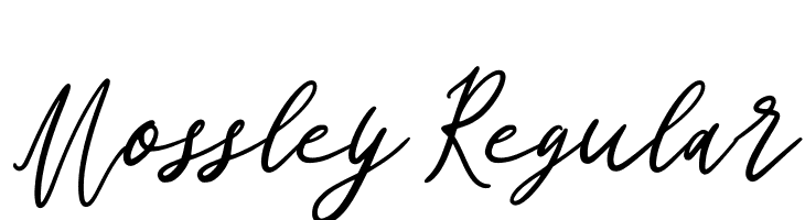 Mossley Regular  免费字体下载