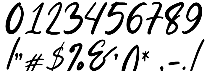 Mossley Regular Font OTHER CHARS