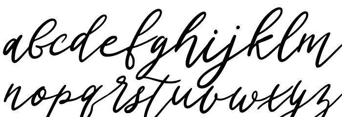 Mossley Regular Font LOWERCASE