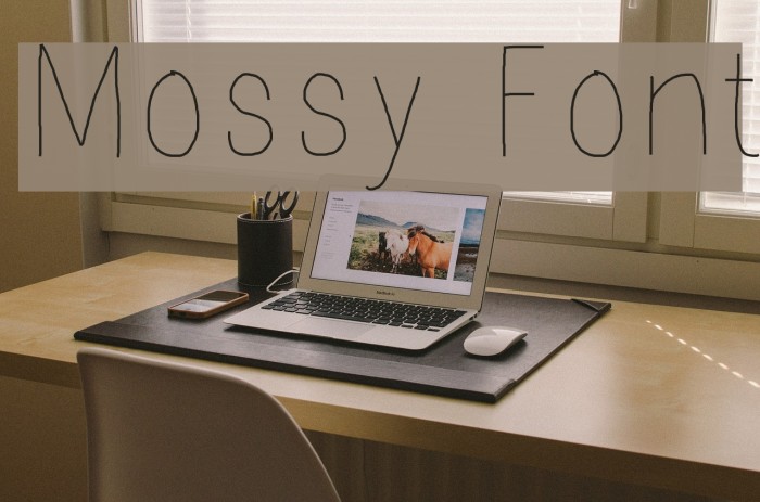 Mossy Font examples