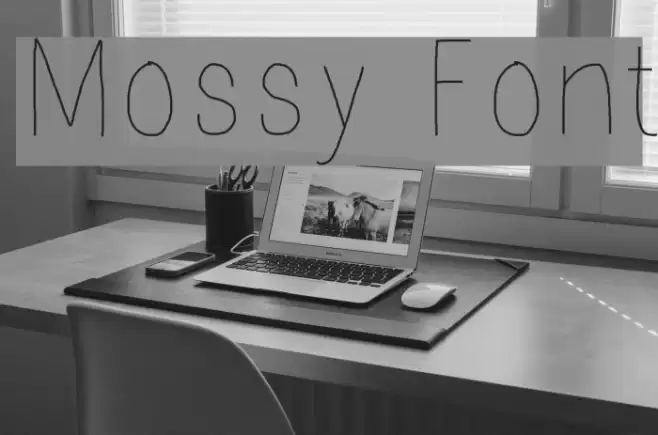 Mossy Font examples