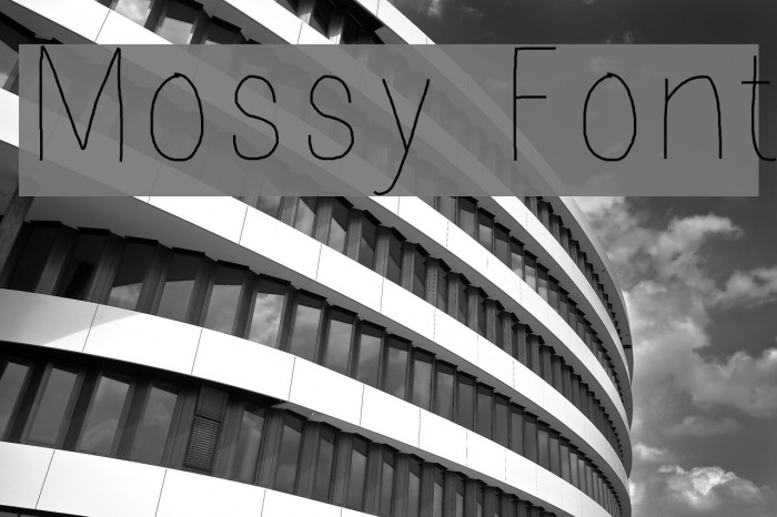 Mossy Font examples