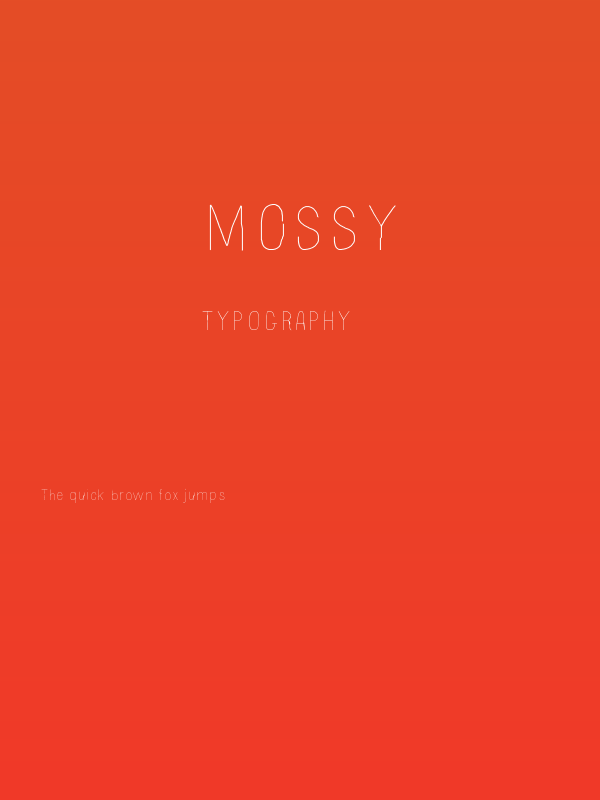 Mossy Poster