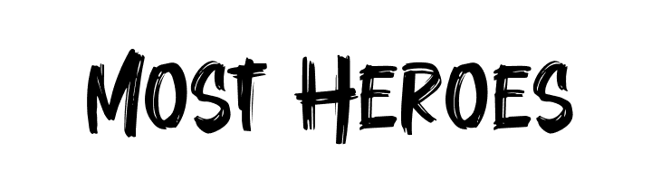 Most Heroes  Free Fonts Download