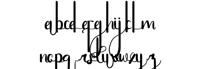 Most Sense Demo Font LOWERCASE