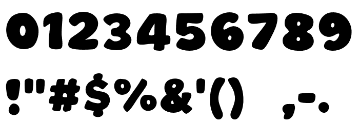 Most Sky Font OTHER CHARS