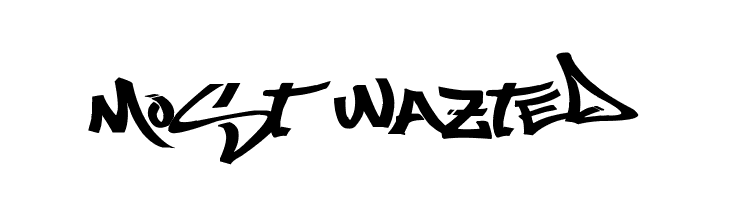 Most Wazted  les polices de caractères gratuit tlcharger