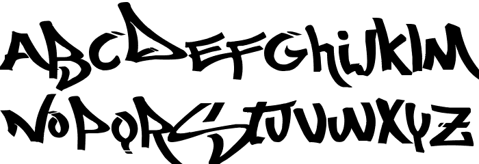 Most Wazted Font LOWERCASE
