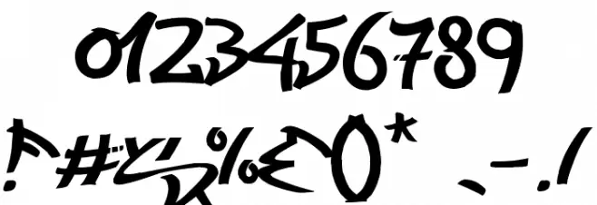 Most Wazted(RUS BY LYAJKA) Font OTHER CHARS