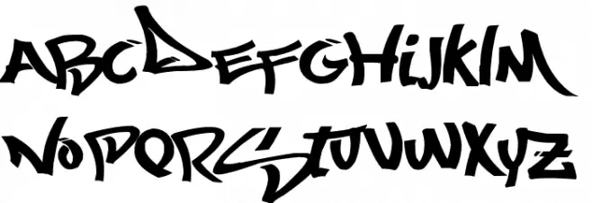 Most Wazted फ़ॉन्ट लोअरकेस