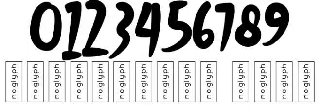 Most Zephyr Font OTHER CHARS