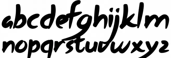 Most Zephyr Schriftart Groß