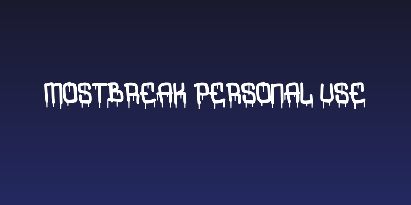 Mostbreak Personal Use Social Header