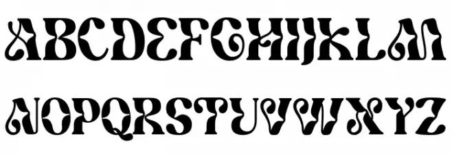 Mostera-Regular フォント 大文字