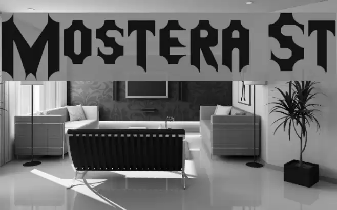 Mostera St Font examples