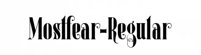 Mostfear-Regular  Free Fonts Download