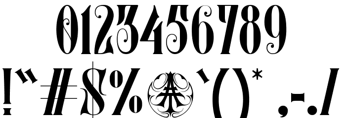 Mostfear-Regular Font OTHER CHARS