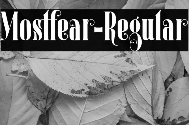 Mostfear-Regular Example 1