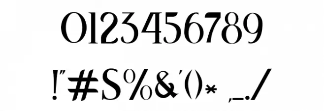 Mosthat Font OTHER CHARS