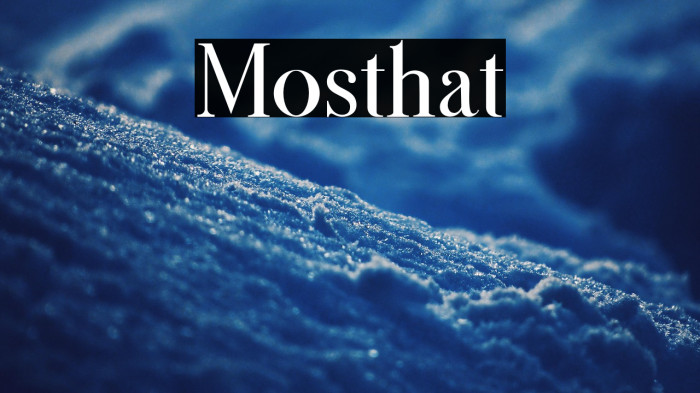Mosthat Example 3