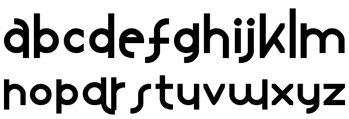 Mostios Font LOWERCASE