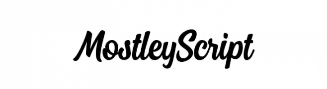 MostleyScript  Free Fonts Download