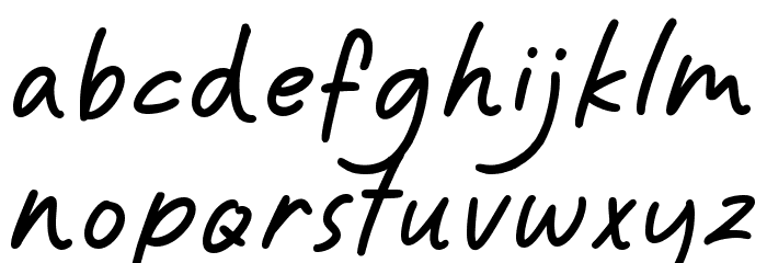Mostlove Beauty Font LOWERCASE