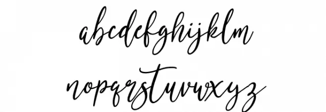 Mostlovely Free Regular Шрифта строчной