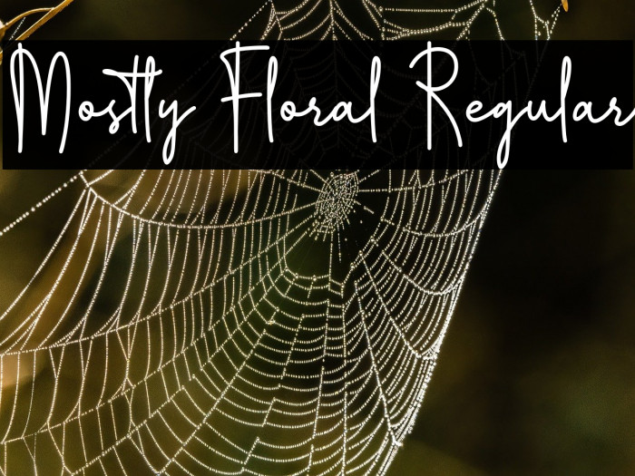 Mostly Floral Regular Example 1