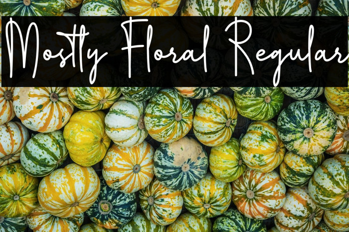 Mostly Floral Regular Example 2