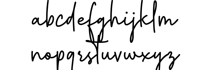 Mostly Floral Regular Шрифта строчной