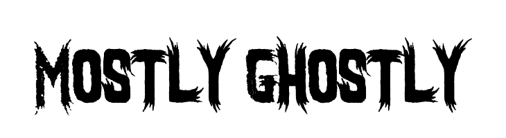 Mostly Ghostly  नि: शुल्क फ़ॉन्ट्स डाउनलोड