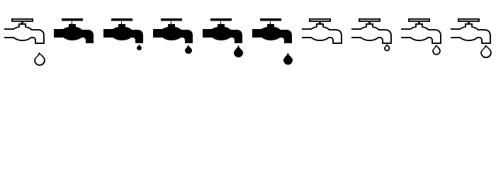 MostlyWaves Regular Font OTHER CHARS