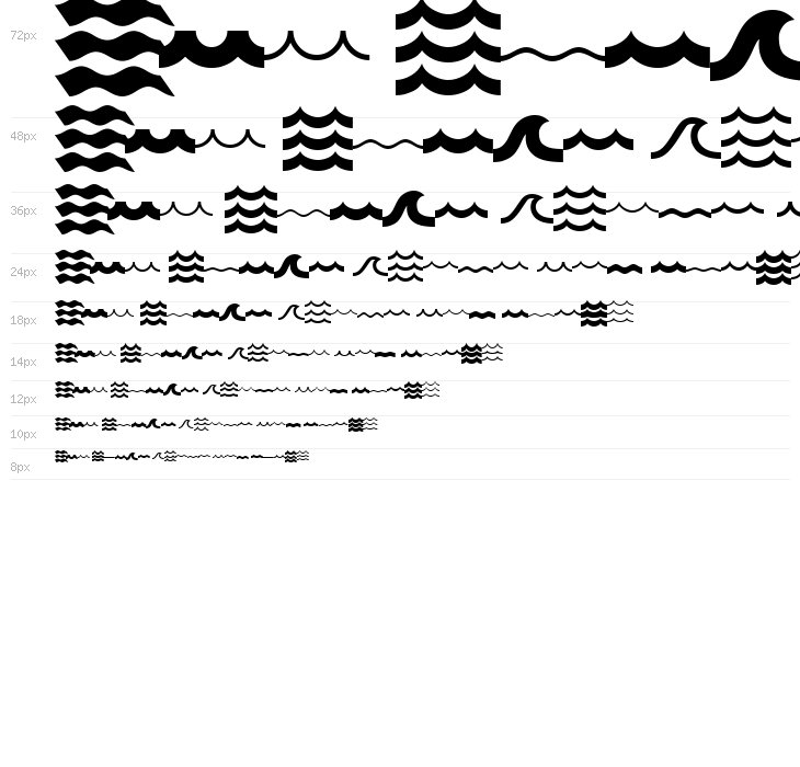 MostlyWaves Regular Waterfall