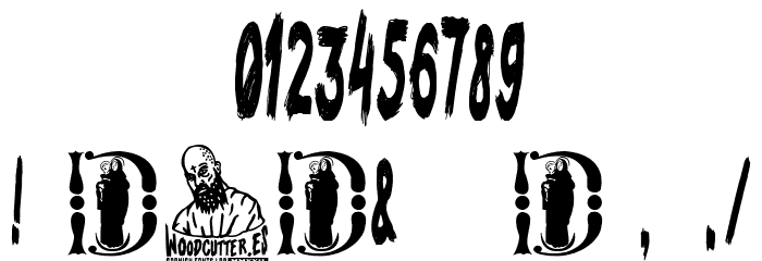 Mostoles Nightmare Font OTHER CHARS