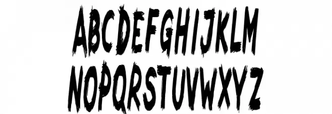 Mostoles Nightmare 字体 大写