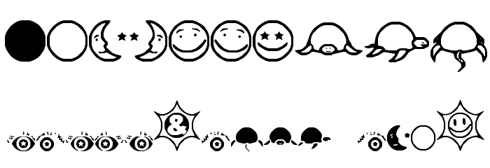 Mosuna Extras Font OTHER CHARS