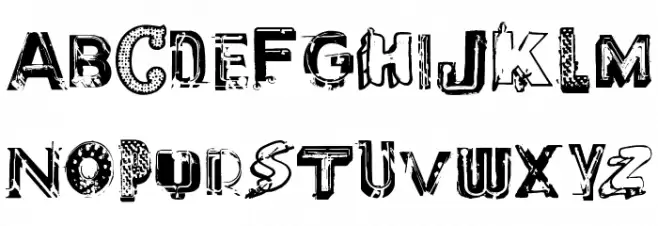 Motel Vacancy Font Litere mari