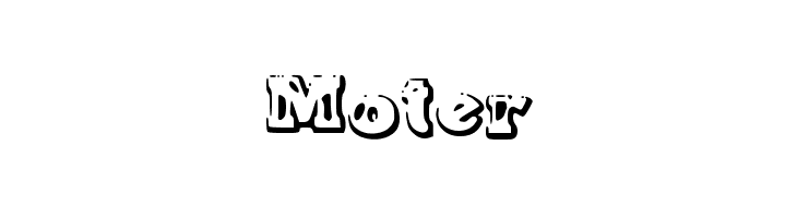 Moter  免费字体下载