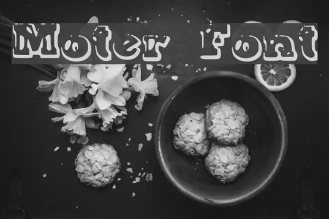Moter Font examples