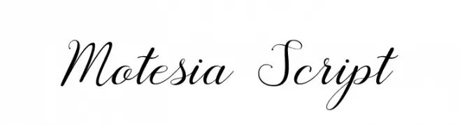 Motesia Script  لخطوط تنزيل