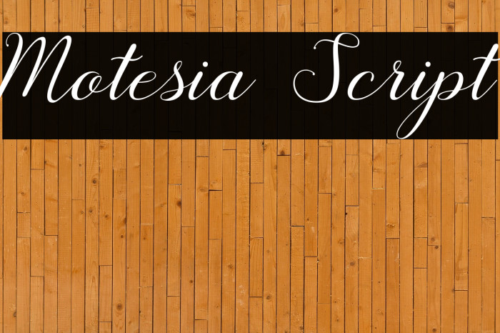 Motesia Script Example 1